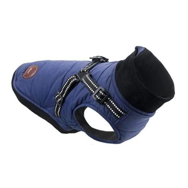 Frenchie World Shop Navy Blue / M French Bulldog Harness Winter Vest