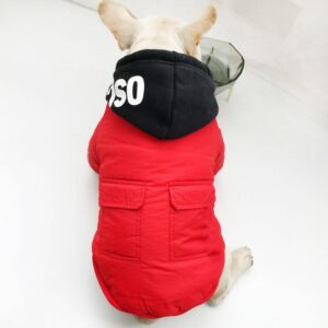 Frenchie World Shop Red / 4XL French Bulldog Hooded Jacket