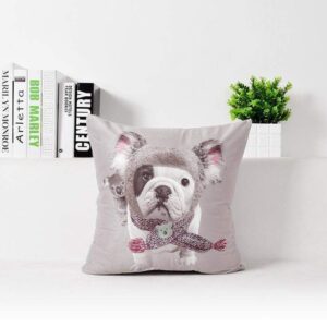 Frenchie World Shop French Bulldog Koala Plush Throw Pillow