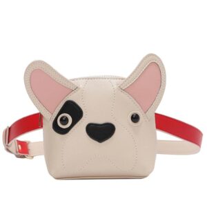 Frenchie World Shop French Bulldog Leather Waist Bag