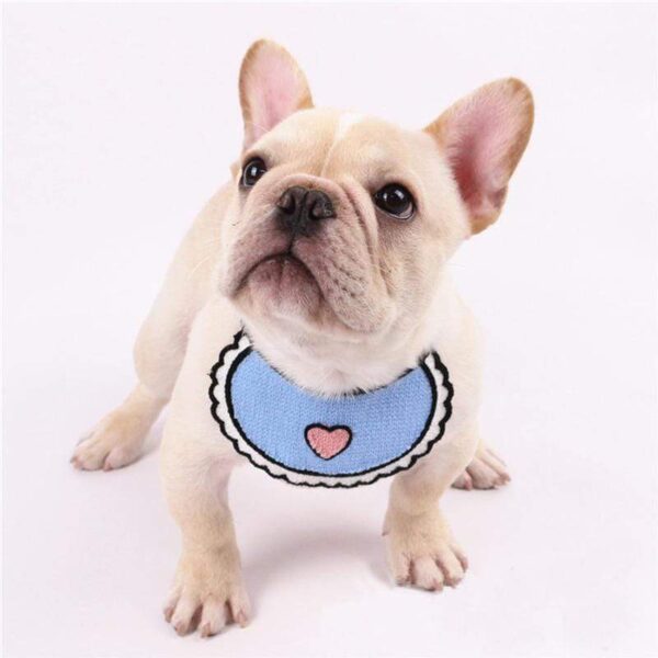 Frenchie World Shop French Bulldog Love Heart Bibs