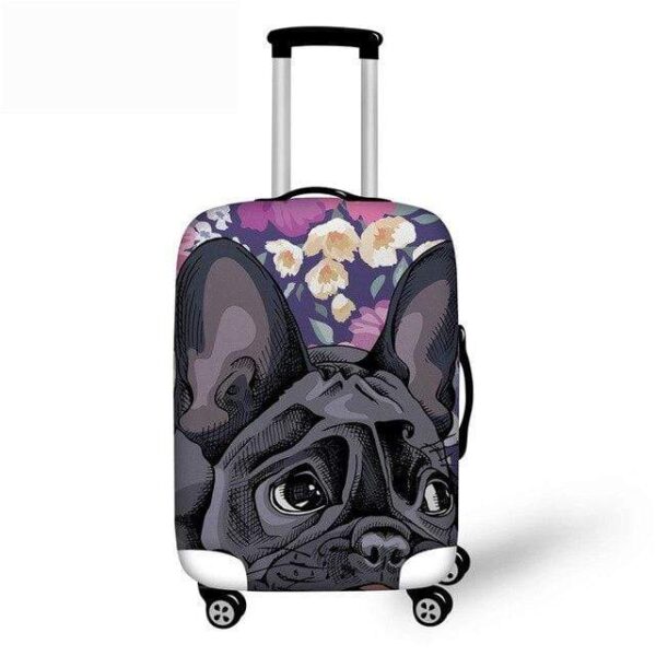 Frenchie World Shop YQ640 / S French Bulldog Luggage Protective Cover