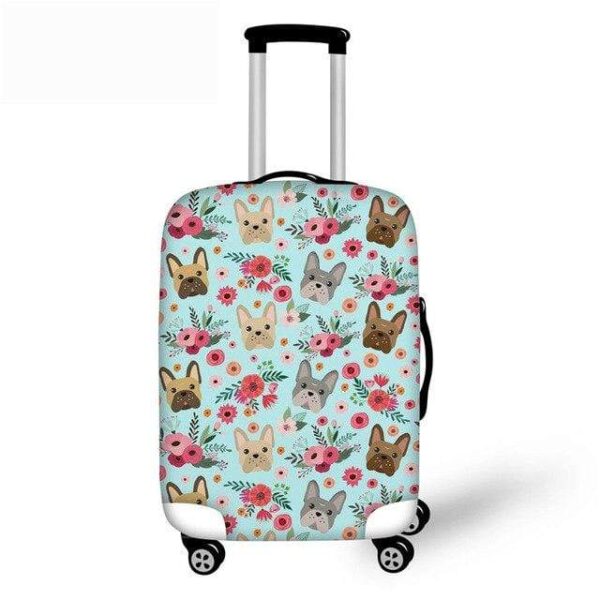 Frenchie World Shop YQ829 / S French Bulldog Luggage Protective Cover