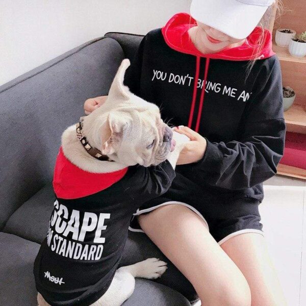 Frenchie World Shop French Bulldog Matching Hoodies