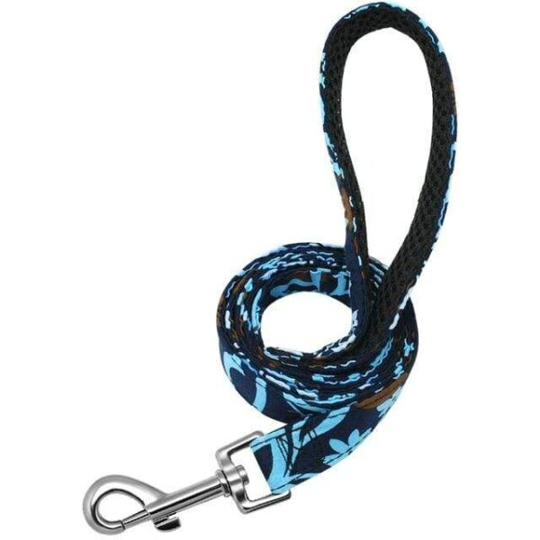 Frenchie World Shop blue 1 / L French Bulldog Mesh Padded Walking Leash