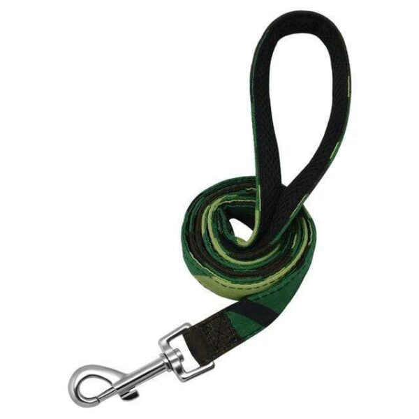 Frenchie World Shop green / L French Bulldog Mesh Padded Walking Leash