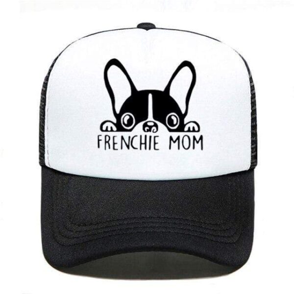 Frenchie World Shop 12 / Adult Size French Bulldog Mom Baseball Cap