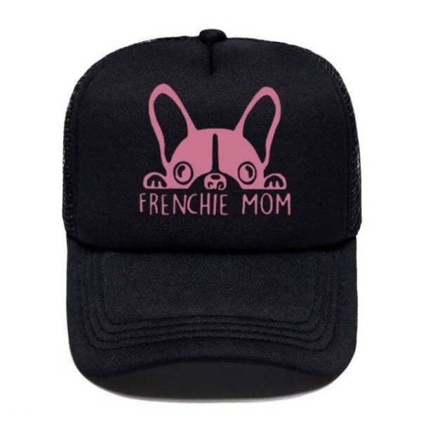 Frenchie World Shop 2 / Adult Size French Bulldog Mom Baseball Cap