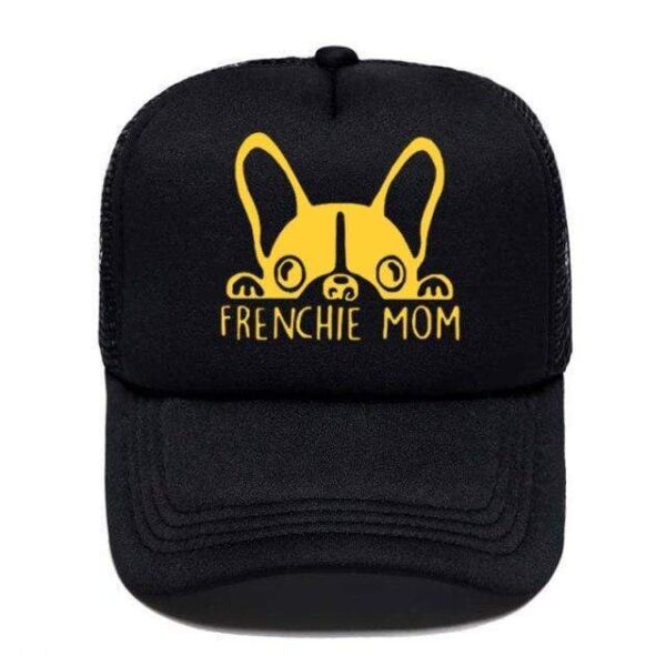 Frenchie World Shop 3 / Adult Size French Bulldog Mom Baseball Cap