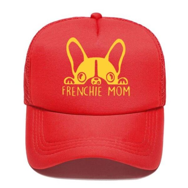 Frenchie World Shop 4 / Adult Size French Bulldog Mom Baseball Cap