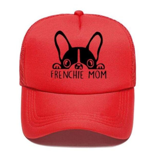 Frenchie World Shop 5 / Adult Size French Bulldog Mom Baseball Cap
