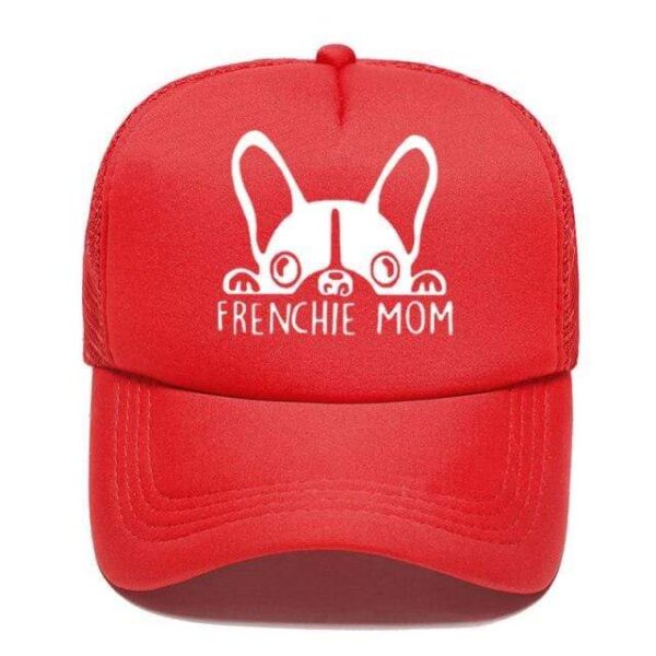 Frenchie World Shop 6 / Adult Size French Bulldog Mom Baseball Cap