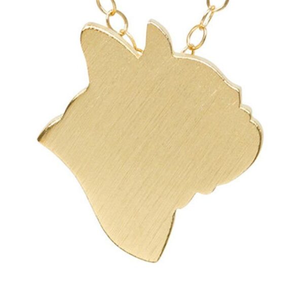 Frenchie World Shop Gold-color French Bulldog Necklace
