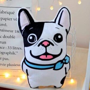 Frenchie World Shop WHITE / See below for size descriptions French Bulldog pillow