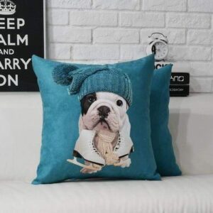 Frenchie World Shop French Bulldog Plush Pillow Cover