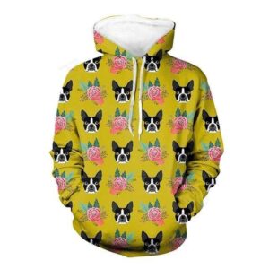 Frenchie World Shop French Bulldog Printed Unisex Hoodie