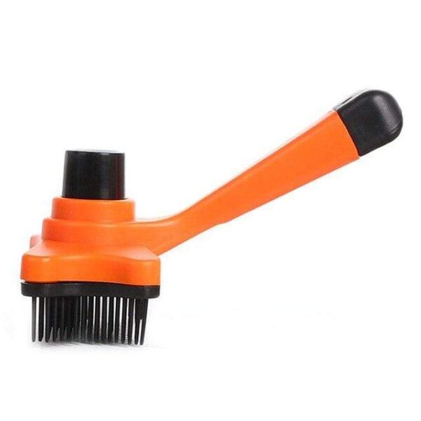 Frenchie World Shop orange French Bulldog Professional Shampoo Brush