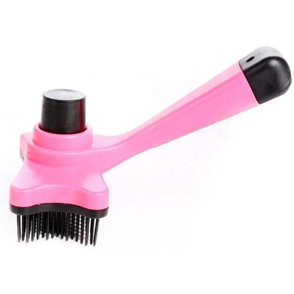 Frenchie World Shop pink French Bulldog Professional Shampoo Brush