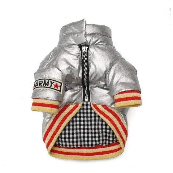 Frenchie World Shop Silver / L French Bulldog Puffer Jacket