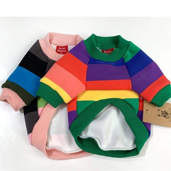 Frenchie World Shop French Bulldog Rainbow Crewneck