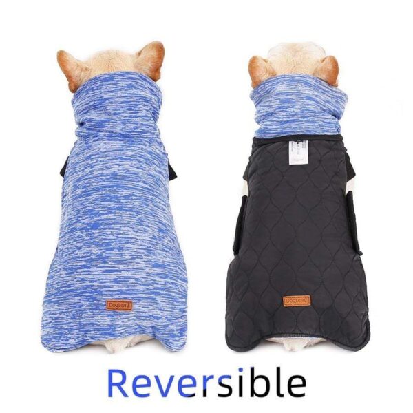 Frenchie World Shop French Bulldog Reversible Winter Jacket
