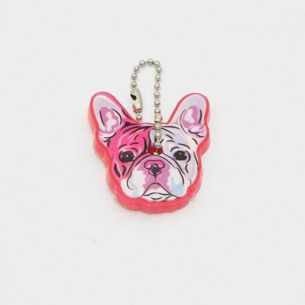 Frenchie World Shop Human accessories 10 French Bulldog Silicone Key Chain