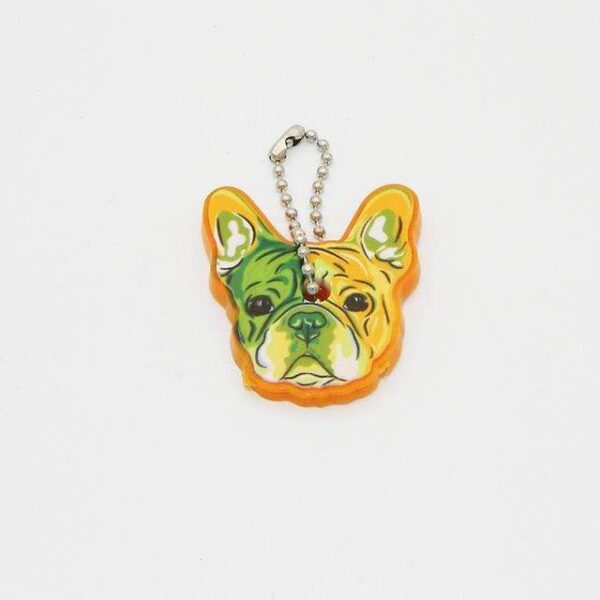 Frenchie World Shop Human accessories 5 French Bulldog Silicone Key Chain