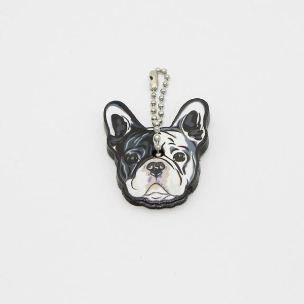 Frenchie World Shop Human accessories 6 French Bulldog Silicone Key Chain