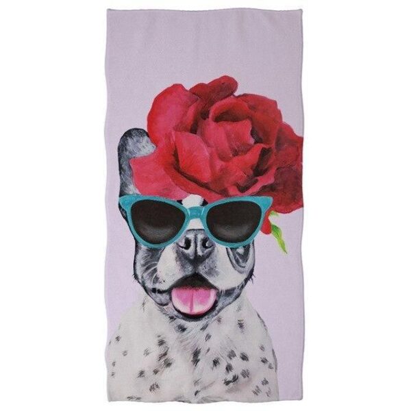 Frenchie World Shop YY2062 / 150x75cm-Z31 French Bulldog Summer Beach Towel