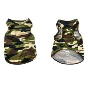 Frenchie World Shop GREEN / XXL French Bulldog Summer Camouflage Vest