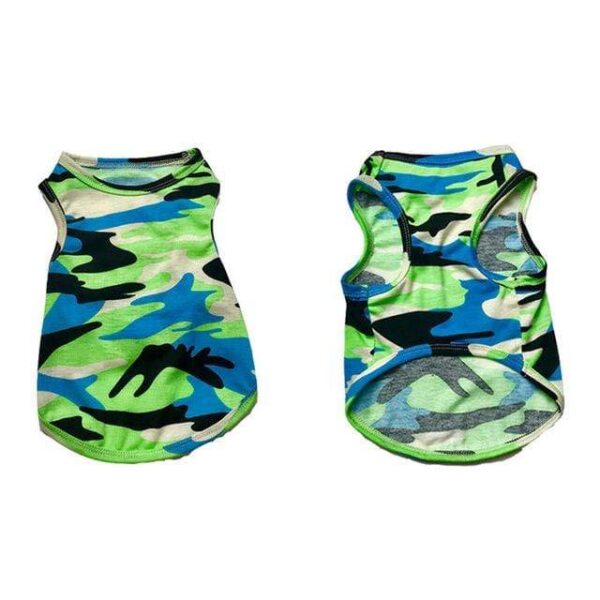 Frenchie World Shop Light Green / XXL French Bulldog Summer Camouflage Vest