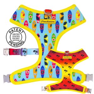 Purple Uranus Leashes, Collars & Petwear L French Bulldog Summer Reversible Harness