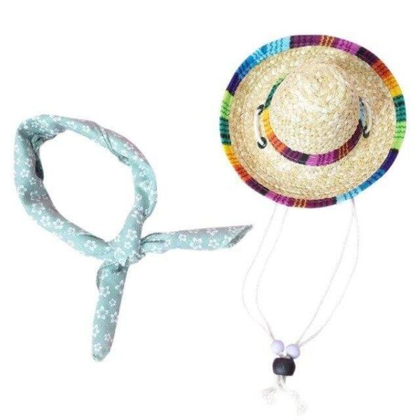 Frenchie World Shop G / M French Bulldog Summer Straw Hat