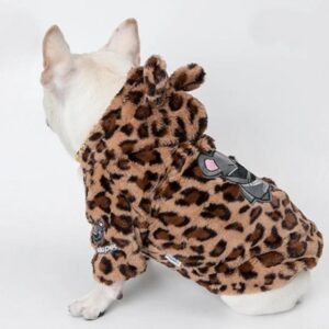 Frenchie World Shop French Bulldog Swagger Leopard Coat