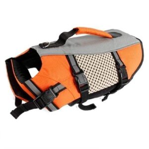 Frenchie World Shop orange / L French Bulldog Swimming Life Jacket