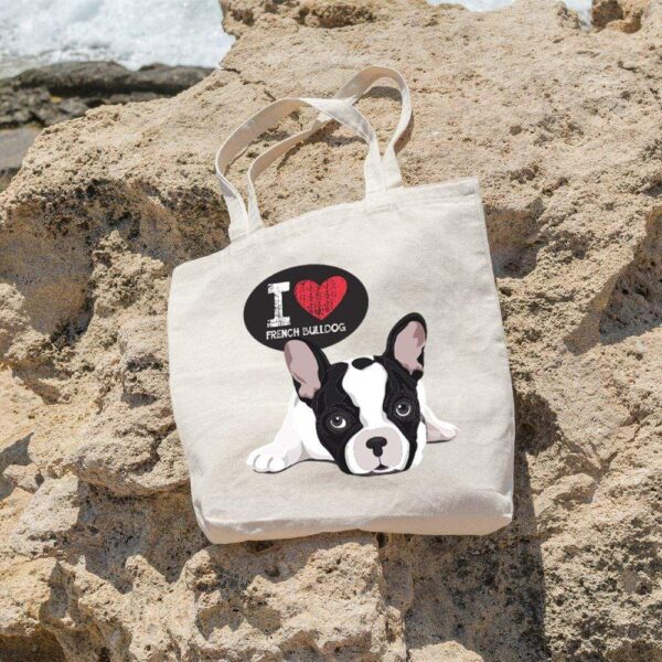 Frenchie World Shop French Bulldog Tote Bag