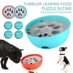 Frenchie World Shop French Bulldog Tumbler Slow-Feeding Bowl