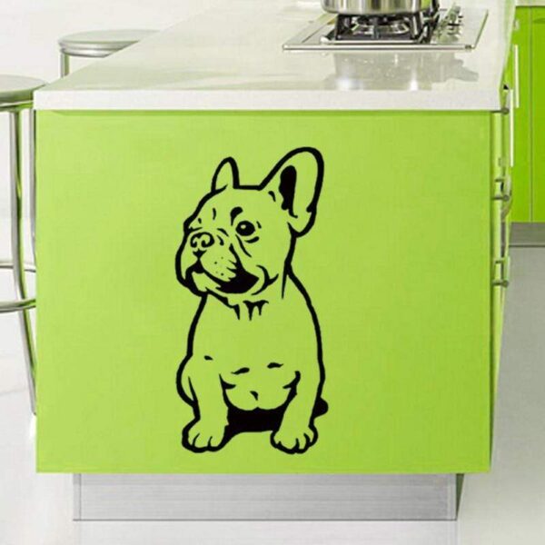 Frenchie World Shop French Bulldog Vinyl Sticker