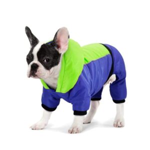 Frenchie World Shop French Bulldog Winter Jumpsuit Outfit