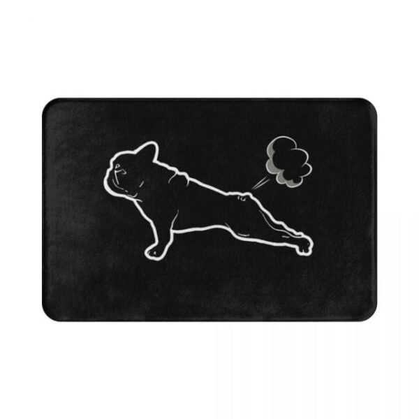 Frenchie World Shop French Bulldogs Yoga Doormat Rug carpet Mat Footpad Bath mat Non-slip toilet Balcony Parlor durable Washable