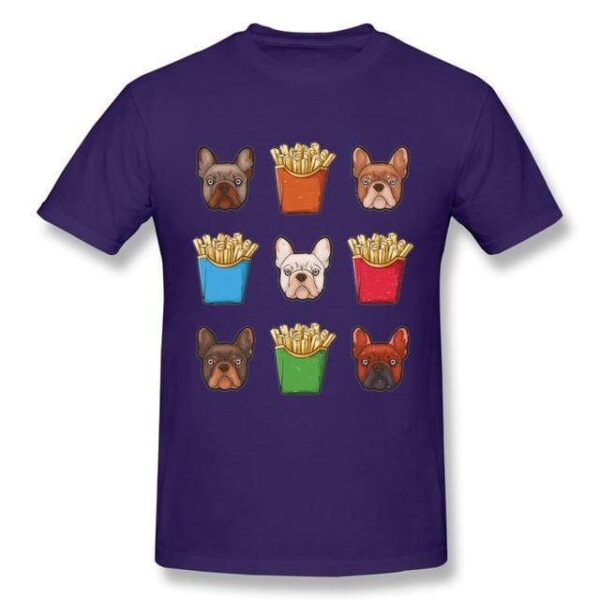 Frenchie World Shop French Fries French Bulldog T-shirt