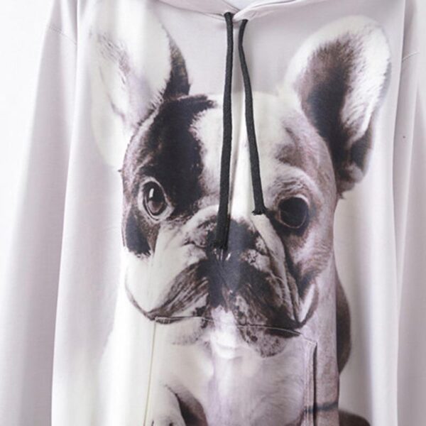 Frenchie World Shop Human clothing "French Moustache" Spring hoodie