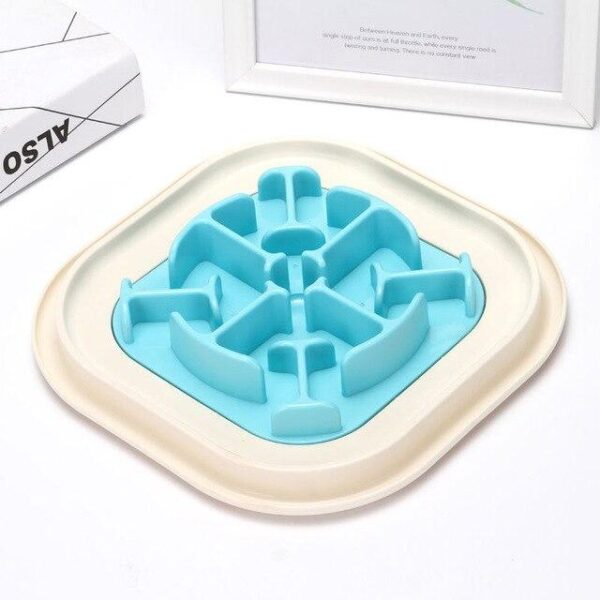 Frenchie World Shop Bone Blue / L-28x28x3cm Frenchie Anti-Bloat Feeding Bowl