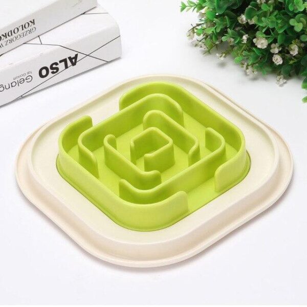 Frenchie World Shop Wall Panel Green / L-28x28x3cm Frenchie Anti-Bloat Feeding Bowl