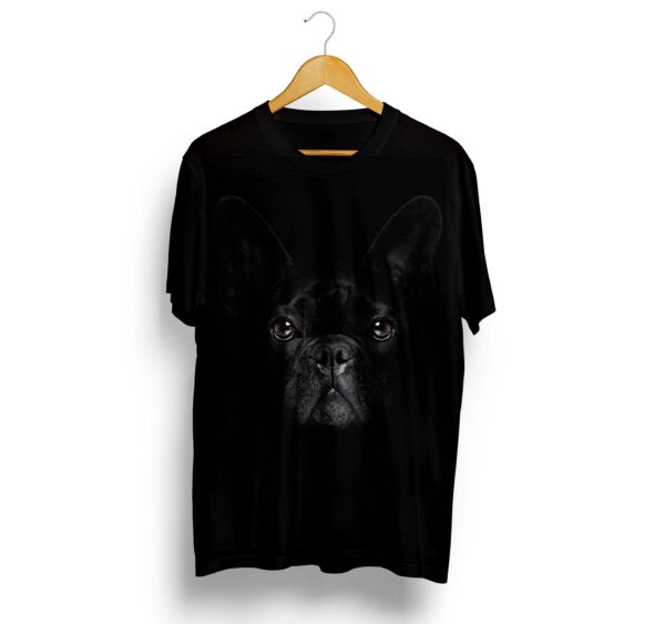 teelaunch All Over Print All over Frenchie face tee / S Frenchie face all over printed t-shirt