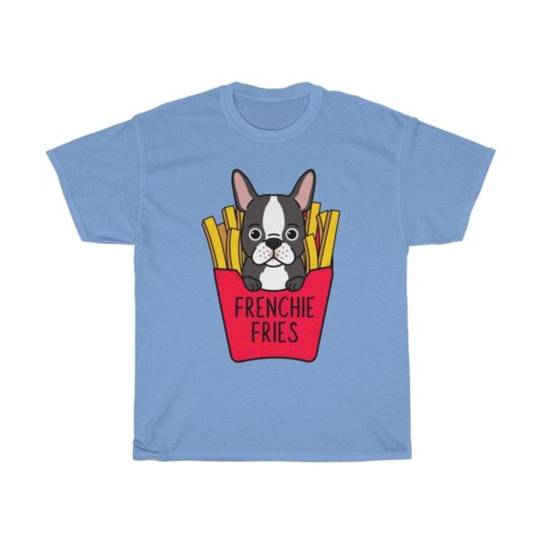 Printify T-Shirt Carolina Blue / S Frenchie Fries Unisex Cotton Tee