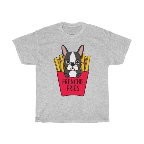 Printify T-Shirt Sport Grey / L Frenchie Fries Unisex Cotton Tee