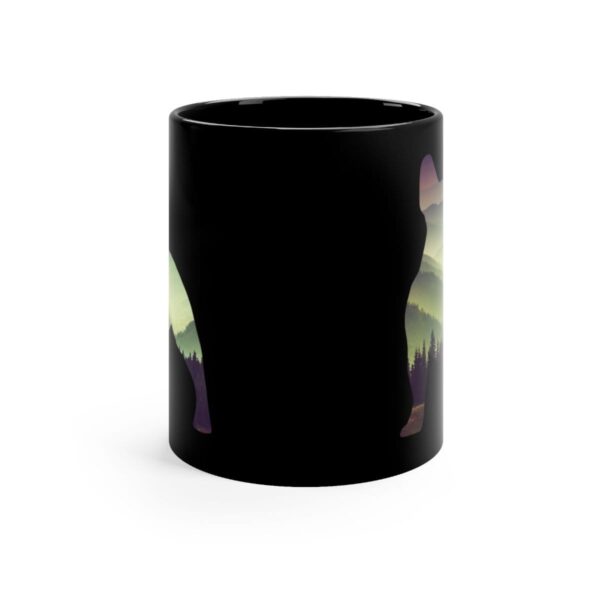 Printify Mug 11oz Frenchie Mountain Black mug 11oz