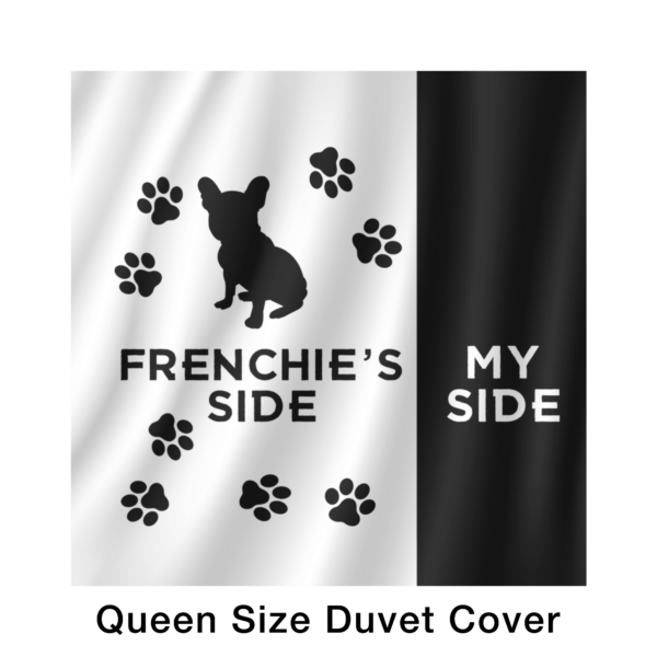 teelaunch Bedroom Set Frenchie's Side Bedding Set