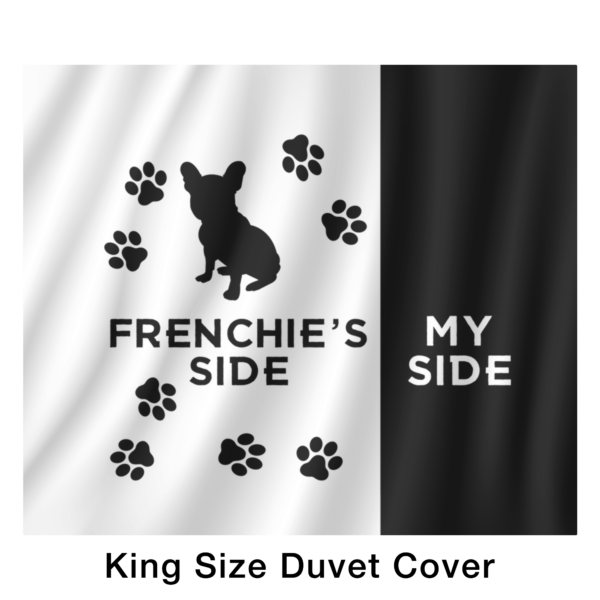 teelaunch Bedroom Set Frenchie's Side Bedding Set